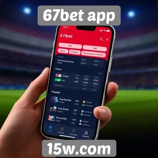Avaliação da interface do usuário do 67bet app